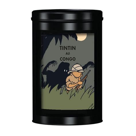 Boîte De Café Tintin Et Ombre Léopard 250 G Cultura