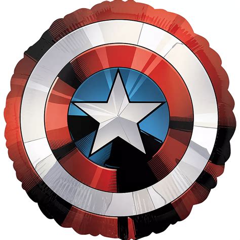 Giant Captain America Shield Balloon 28in Avengers Party City