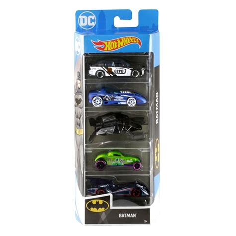 Buy From Mattel Hot Wheels Batman 5 Car Pack Usa Online Store