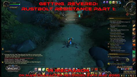Getting Revered With Rustbolt Resistance Mechagon Part 1 Recorded 24th