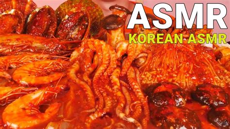 ASMR MUKBANG KOREAN ASMR MUKBANG EATING SEA FOOD ASMR COOKING