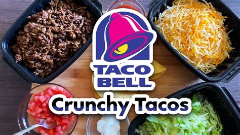 Taco Bell Supreme Crunchy Tacos Youtube