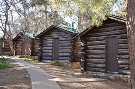 Our cabins feature all of the essentials for a comfortable stay including a queen bed, bathroom with shower, toiletries, refrigerator, microwave, hanging space, and a porch. Grand Canyon Lodge North Rim Frontier Cabins 0441 | Flickr ...