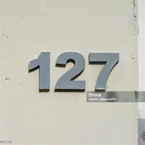 House Number 127 Stock Photo Download Image Now Decoration Design