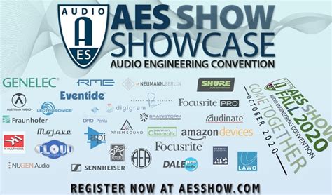 Aes News Aes Show Fall Convention Partner Showcase Set For October