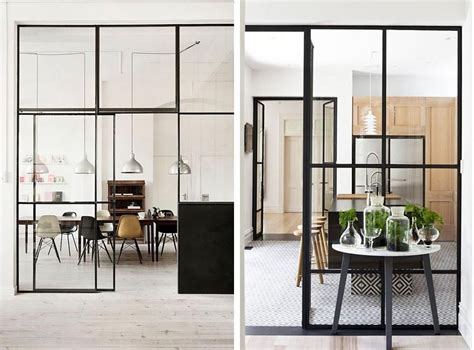 Ideas para construir cocinas exteriores. Cerramientos interiores de cristal para dividir espacios ...