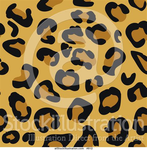 Vector Illustration Of A Leopard Cheetah Or Jaguar Animal Print