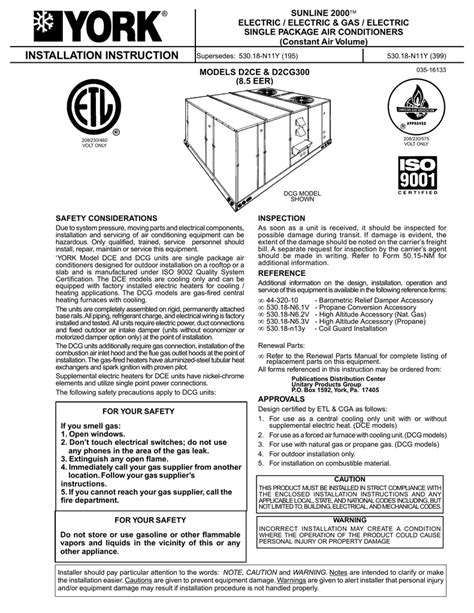 Diagram york rooftop wiring diagrams full version hd quality. York D2CE Operating instructions | Manualzz