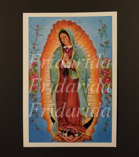 Virgen De Guadalupe Print Available Now At Our Etsy Shop Print