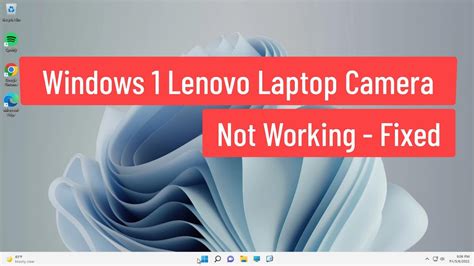 Windows 11 Lenovo Laptop Camera Not Working Fixed Youtube