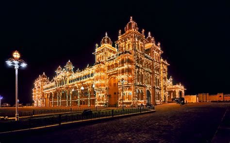 India Karnataka Mysore Mysore Palace Night View 7 Flickr