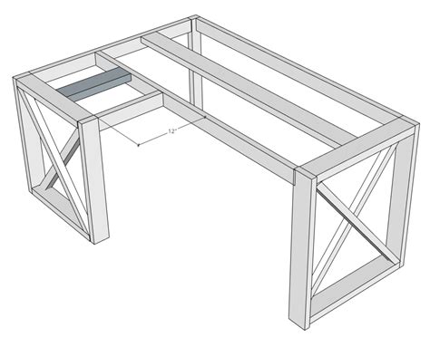Maybe you would like to learn more about one of these? L Shaped Double X Desk - Handmade Haven in 2021 | Diy desk ...