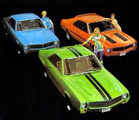 Amc gave the javelin a facelift in 1970 that is exclusive to this model year. AMC for 1969 the "BIG BAD COLORS" AMX and the Mod Javelin ...