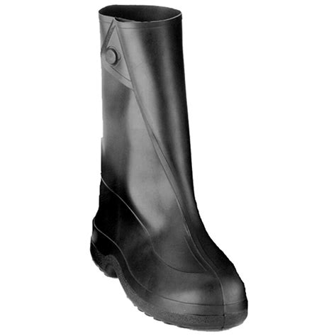 Rubber Overshoe 10 Work Boot Molded In Button 14002x