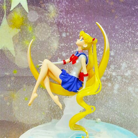 Anime Sailor Moon Crystal Girl Tamamo Cake Decoration Topper Caster Pvc