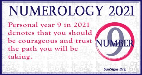 Number 9 2021 Numerology Horoscope A Year Of Bliss Sunsignsorg