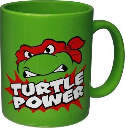 1 X Teenage Mutant Ninja Turtles Raphael Turtle Power Coffee Mug
