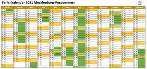 Schulferien 2021 ferientermine aller bundesländer in deutschland 1). Ferien in MV 2021: Kalender und Übersicht