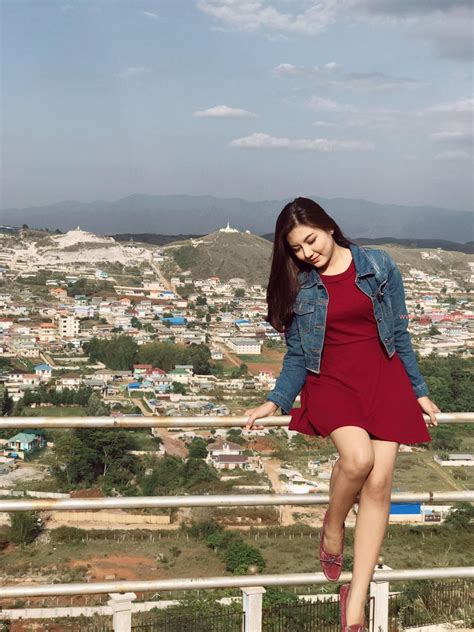 May Myint Mo Beautiful Snapshots In Taung Gyi Shan State Girl Photo