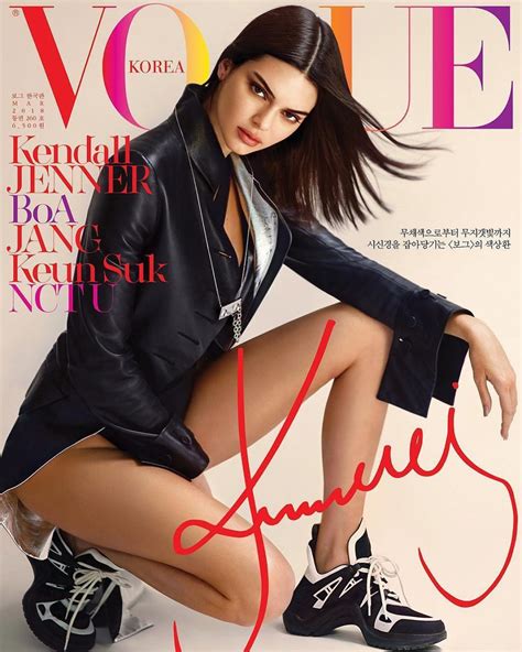 kendall jenner for vogue magazine korea march 2018 hawtcelebs