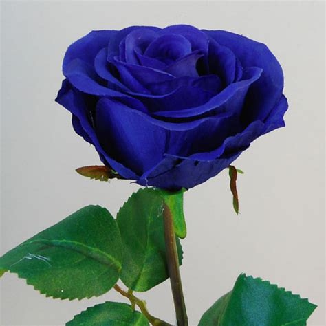 Artificial Flowers Galaxy Rosebud Dark Blue 43cm