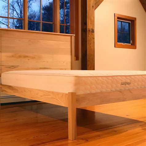 Savvy Rest Esmont Natural Wood Platform Bed Frame Platform Bed Frames