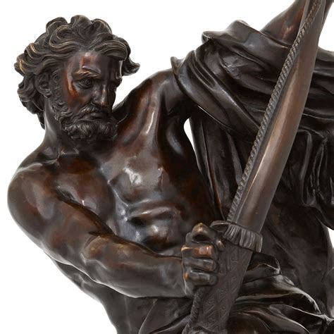 Antique French bronze figure of Ulysses after Bousseau | Mayfair Gallery