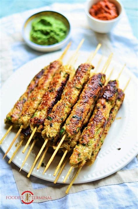 In frying pan,add cooking oil and fry chicken fillets from both sides until done (approx. Chicken Seekh Kabab Recipe | Chicken Keema Kabab » Foodies ...
