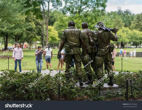 Washington Dc July 8 Three Soldiers Stock Photo Edit Now 676743604
