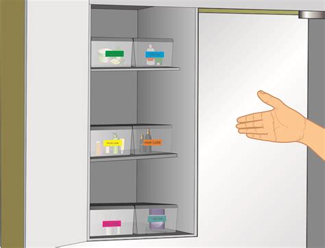 Before you can organize anything, you need to declutter, so bring a small a folding table into the bathroom for this part of the process; How to Organize Bathroom Cabinets: 7 Steps (with Pictures)