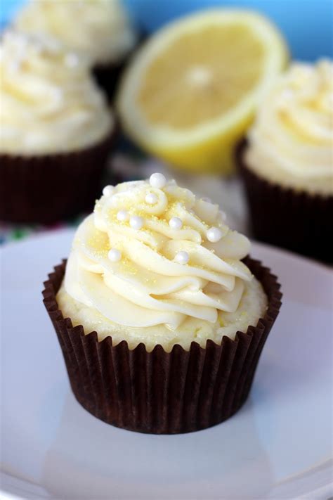 Dark chocolate vegan cupcakes (no bake). Lemon Cream Cupcakes - Your Cup of Cake