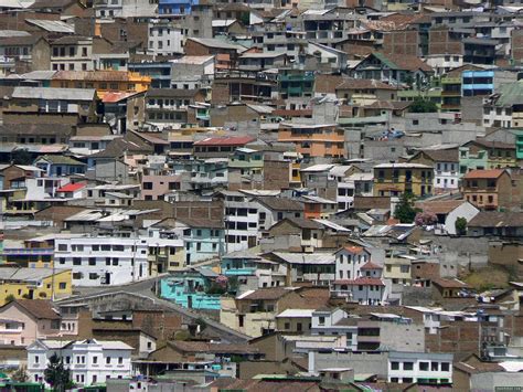 Slum Poverty Hi Res Ecuador Poor Town Home Crowd City