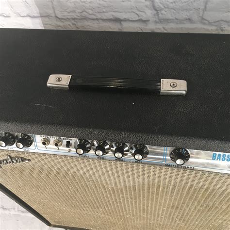 Fender Bassman Ten 50 Watt 4x10 Vintage Silverface Guitar Combo Amp