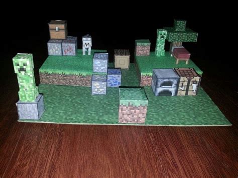 Minecraft Papercraft Diorama Templates Papercraft Among Us