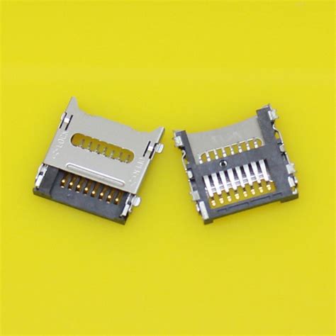 Micro Sdtf Card Socket Reader Holder Tray Slot Connector For Flip
