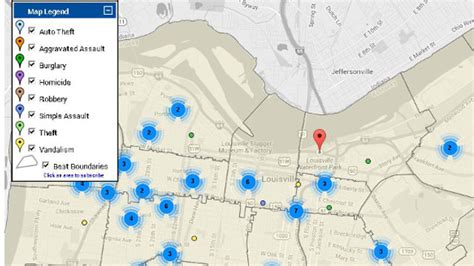 Louisville Crime Maps Corrected To Display Park Incidents Wdrb 41
