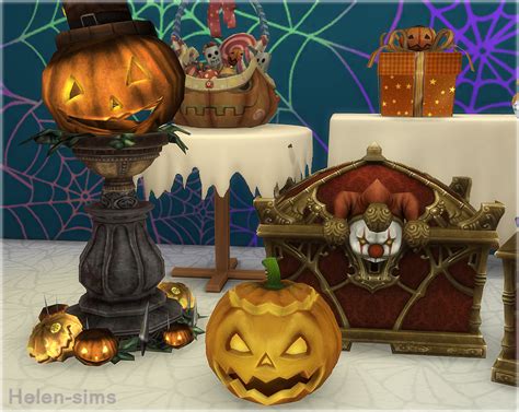 Sims 4 Ccs The Best Halloween Decor By Helen