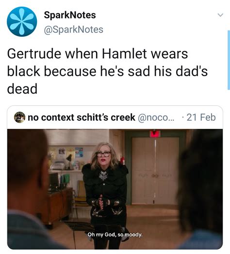 Spark Notes Out Here Killing The Twitter Game On Tumblr Image Tagged With Hamlet Meme King