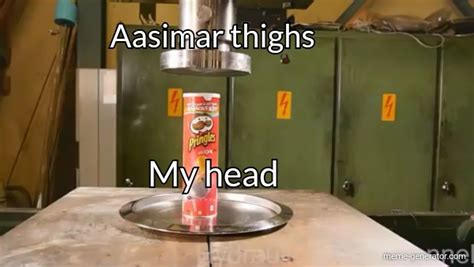 Aasimar Thighs My Head Meme Generator