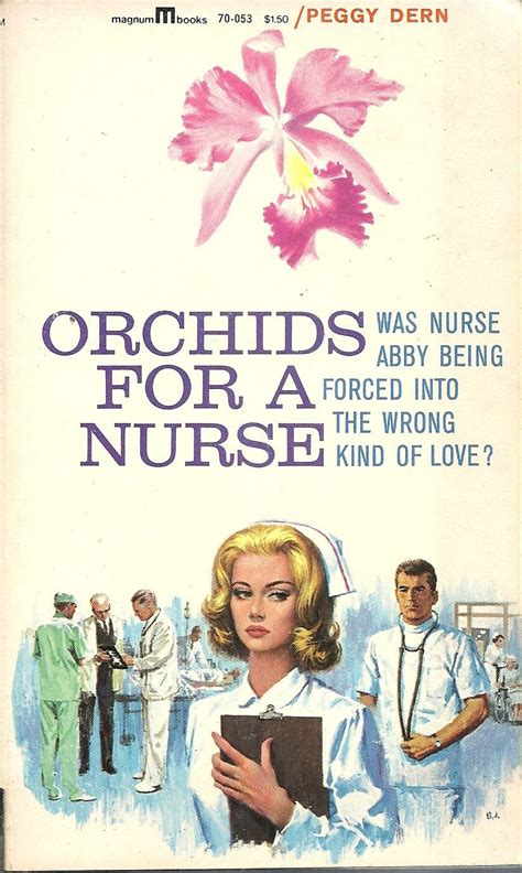 Orchids For A Nurse Pulp Fiction Novel Vintage Nurse Nursing Books