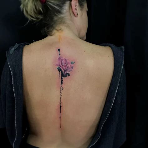 Tattoos for girls on lower back. Tattoos For Girls: Flowers, Botanical and Fine Lines - The ...