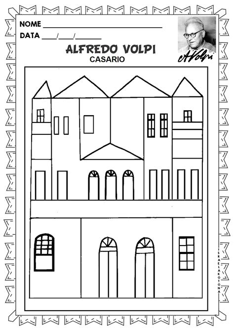 Alfredo Volpi Para Colorir