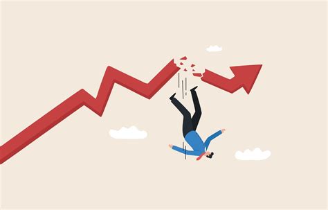 Economic Downturn Impact Of The Economic And Financial Crisis Graph Falling Down Financial