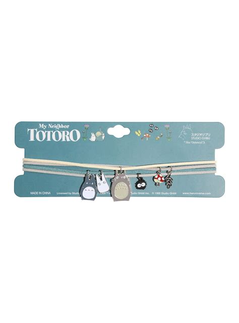 Her Universe Studio Ghibli My Neighbor Totoro Charm Cord Choker Pack My Neighbor Totoro