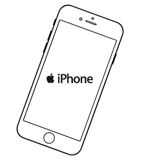 Iphone Coloring Sheet Coloring Pages