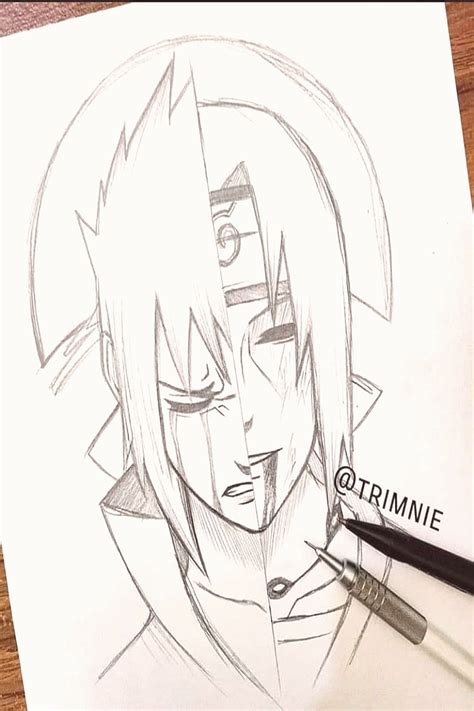 Sasuke Anime Drawings Naruto Wallpaper Anime