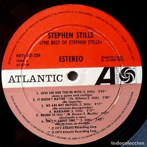 Stephen Stills Still Stills The Best Of Ste Comprar Discos Lp