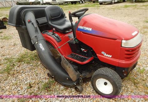 Craftsman Gt5000 Riding Mower With Bagger In Paola Ks Item Bo9994