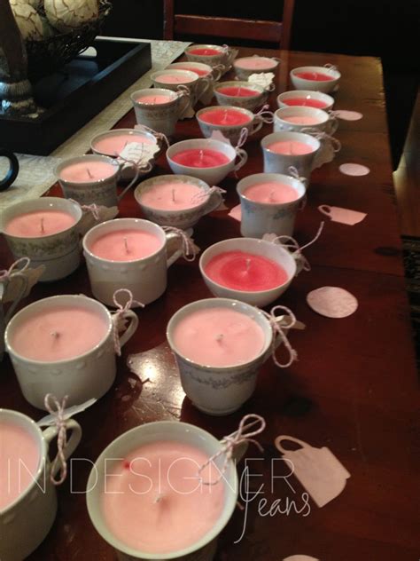 Many times baby shower hostesses go to all of the work of planning out what to hand out as favors, they go and buy the supplies, and guests just end up tossing them when they get home! Candles as favors... for rustic look get miniature metal ...