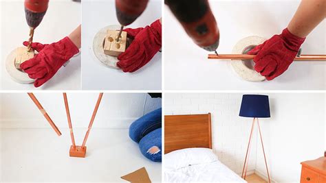 Update Your Home Decor With This Diy Copper Tripod Lamp